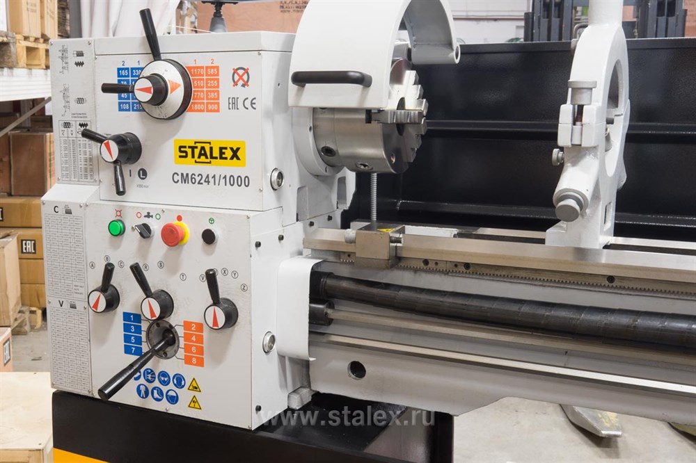 Фото 58 - Токарно-винторезный станок STALEX CM6241/1000.