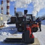 Фото 15 - Самоходный Штабелер AX-3010 OXLIFT 3 м 1000 кг Li-Ion.