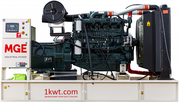 Фото 10 - P250DN дизельный генератор MGE 250 кВт Открытая на двигателе Doosan / P126TI-II G1R315SB.